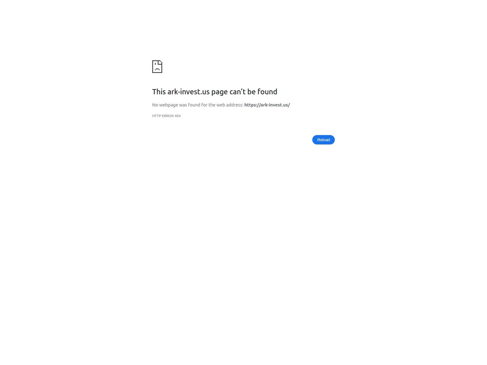 Screenshot of ark-invest.us