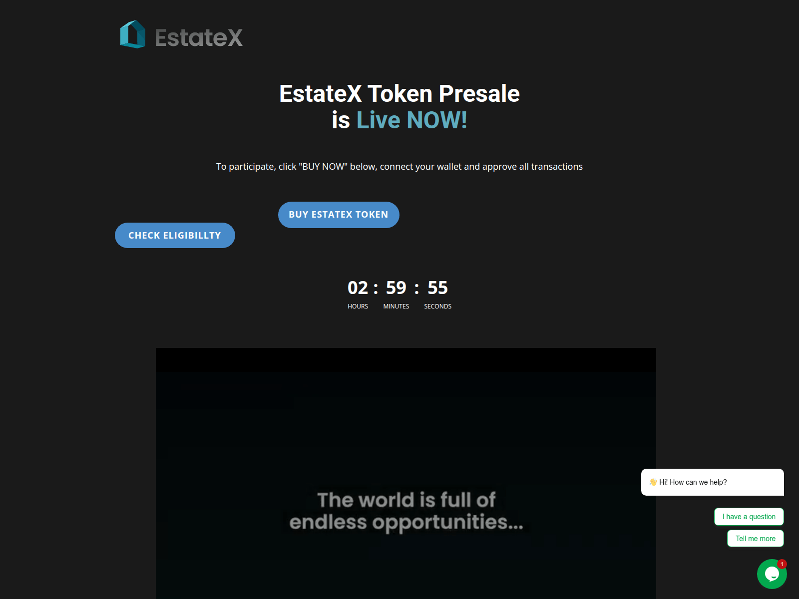 Screenshot of estatex.sale