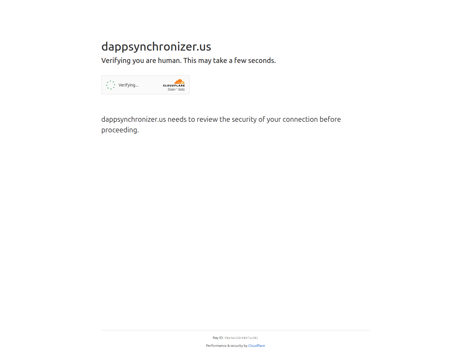 Screenshot of dappsynchronizer.us