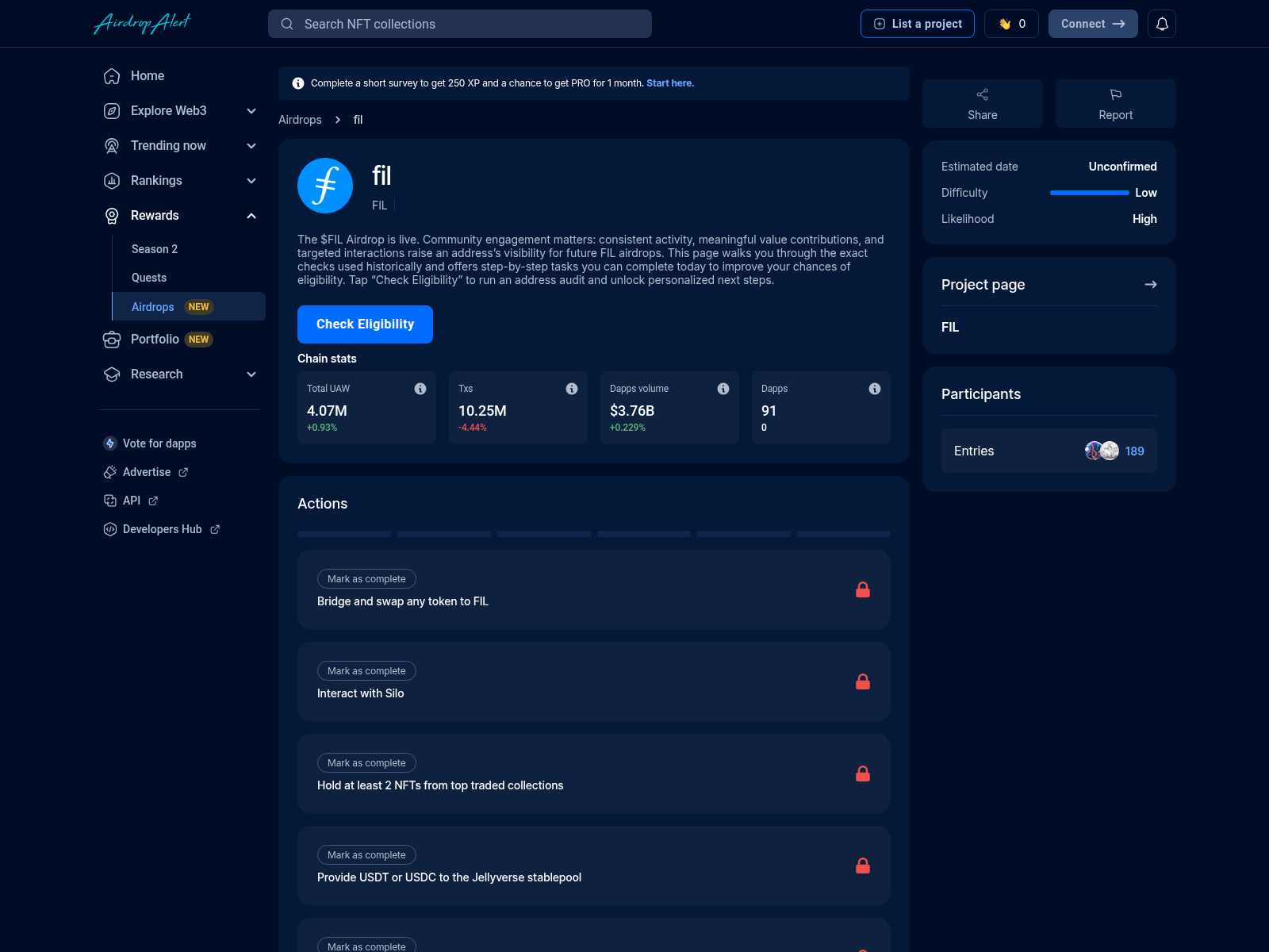 Screenshot of fil.airdropsalert.sbs