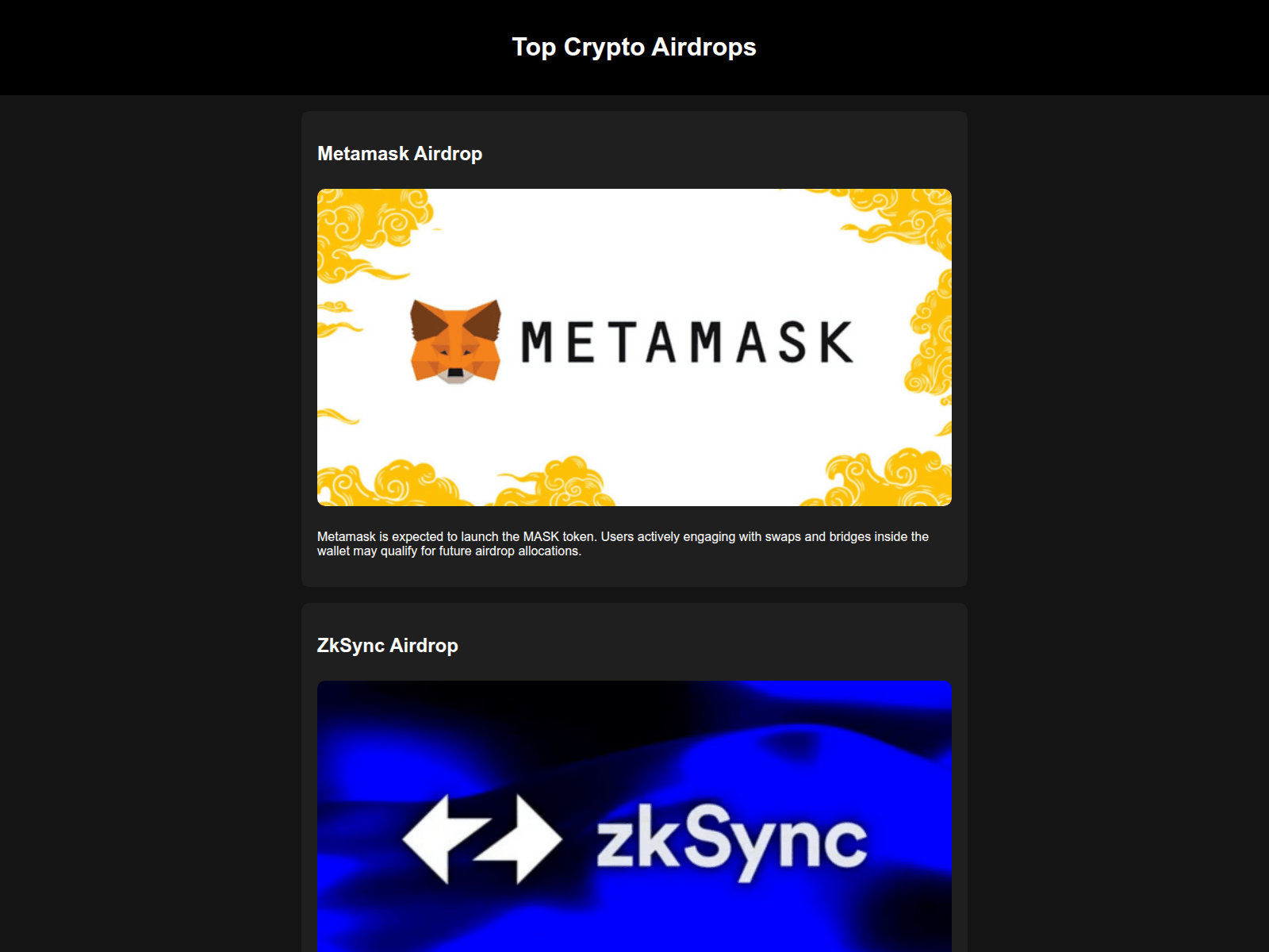 Screenshot of metawallet.asia