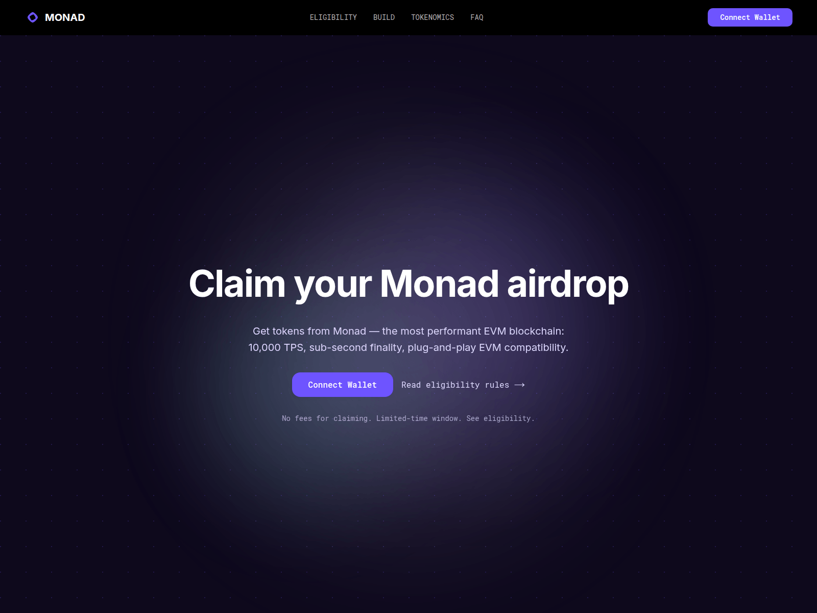 Screenshot of claim-monad.cyou