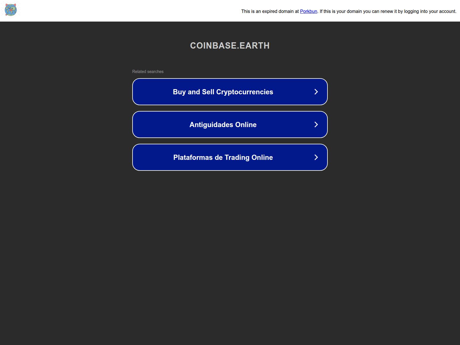 Screenshot of accounts.NASDAQ:COIN.earth