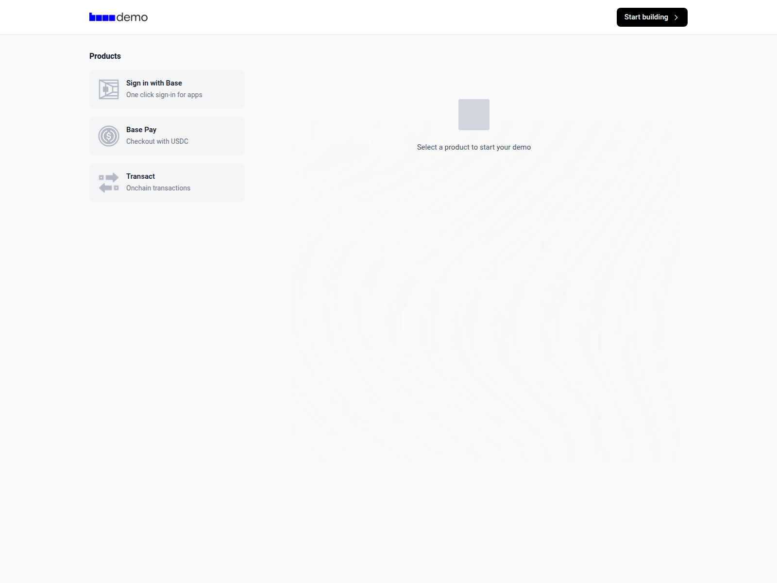 Screenshot of base-account.dev