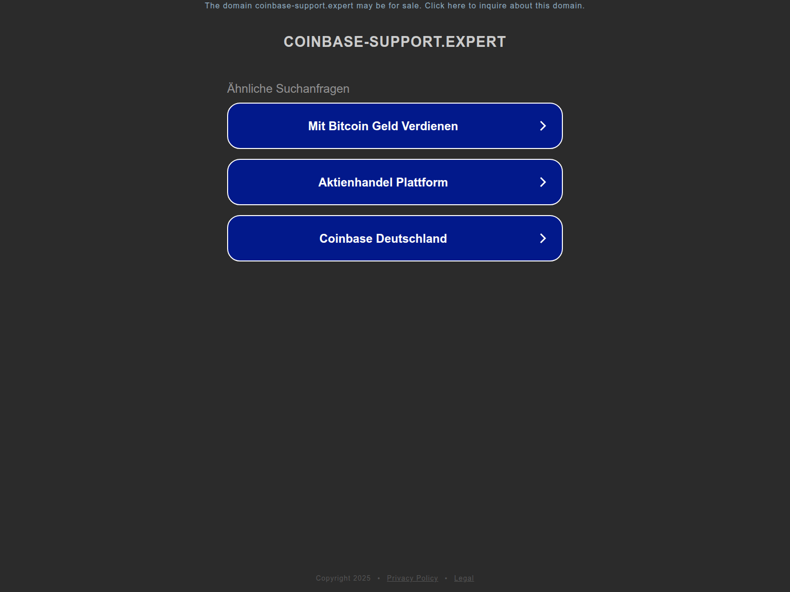 Screenshot of ww25.mailhost.NASDAQ:COIN-support.expert