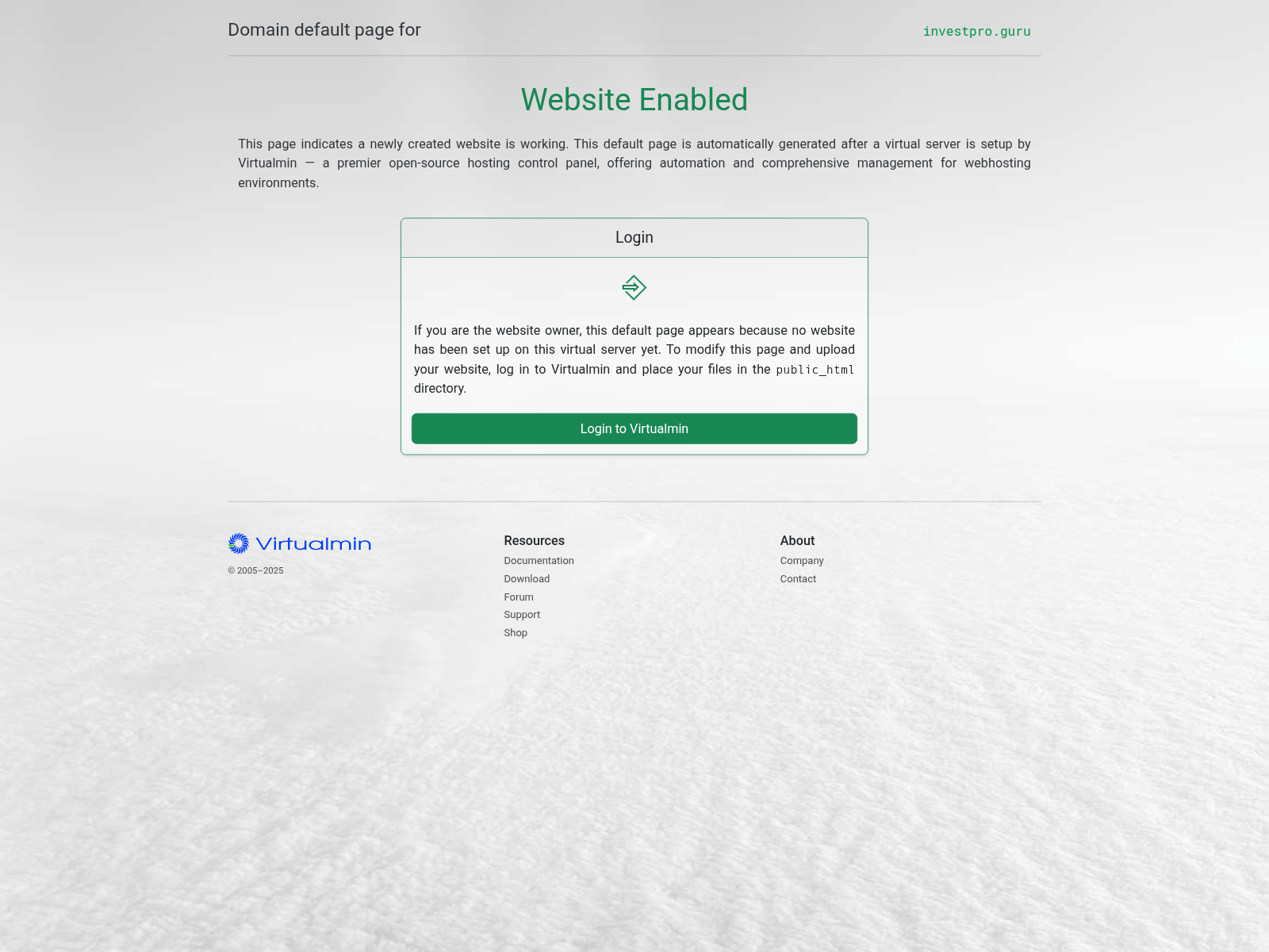 Screenshot of investpro.guru