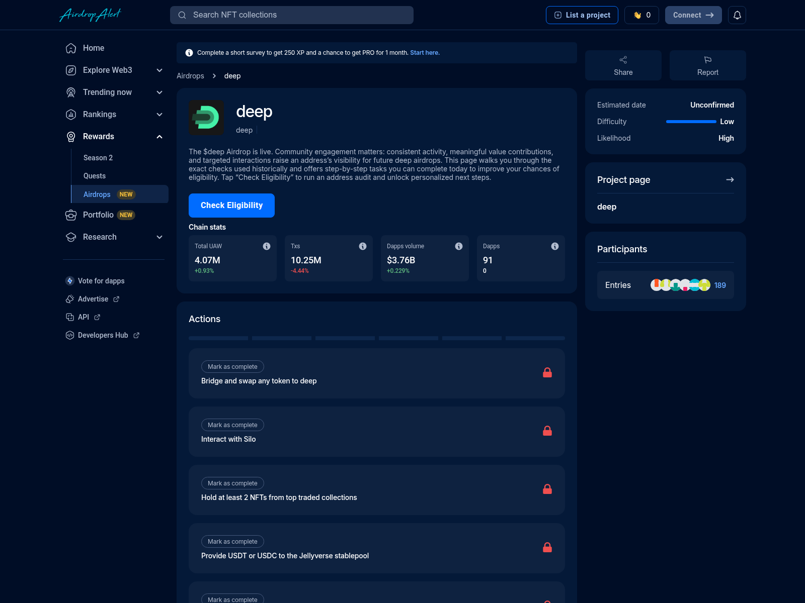 Screenshot of deep.airdropsalert.sbs