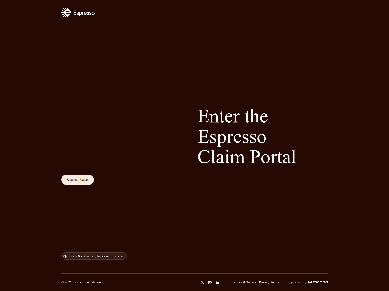 Screenshot of airdrop-espresso.bet