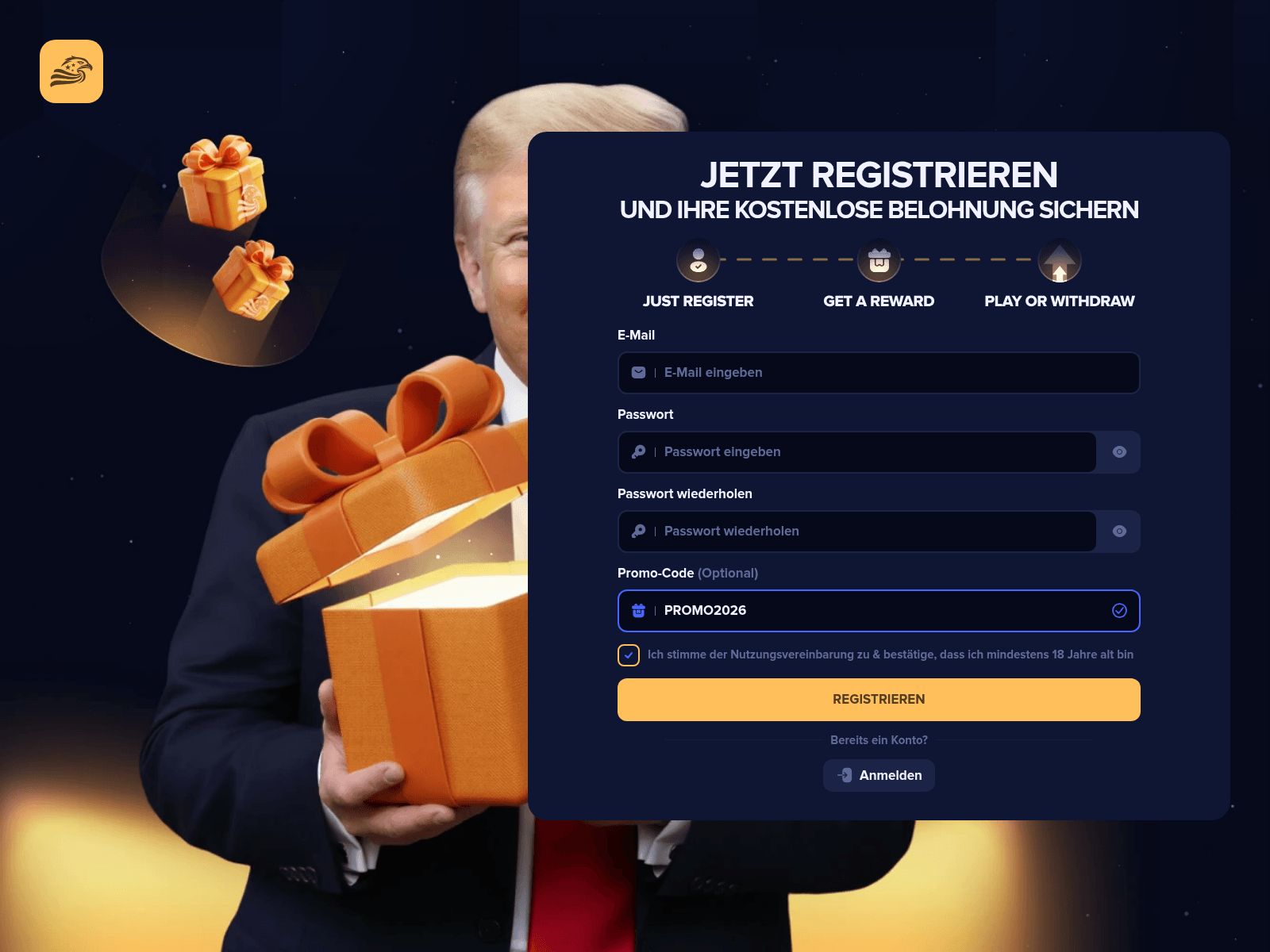 Screenshot of trustwin.at
