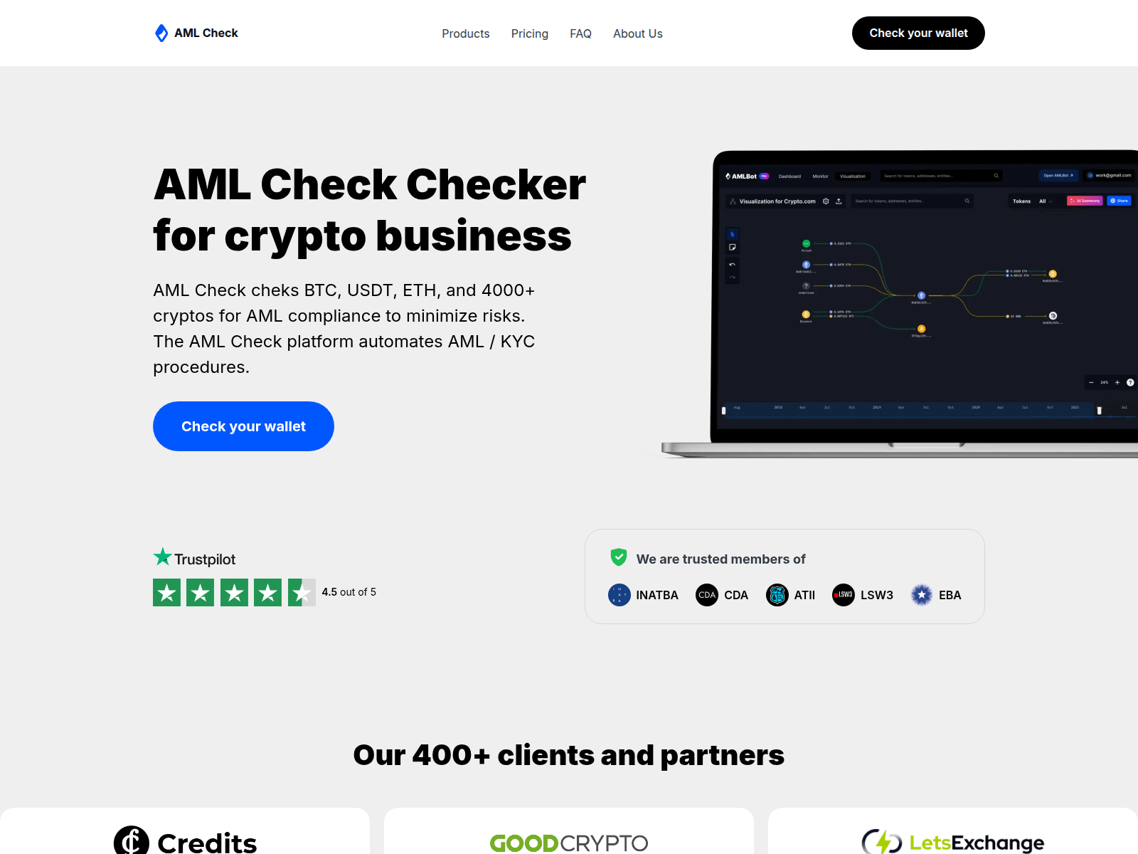 Screenshot of amlwalletscan.mov