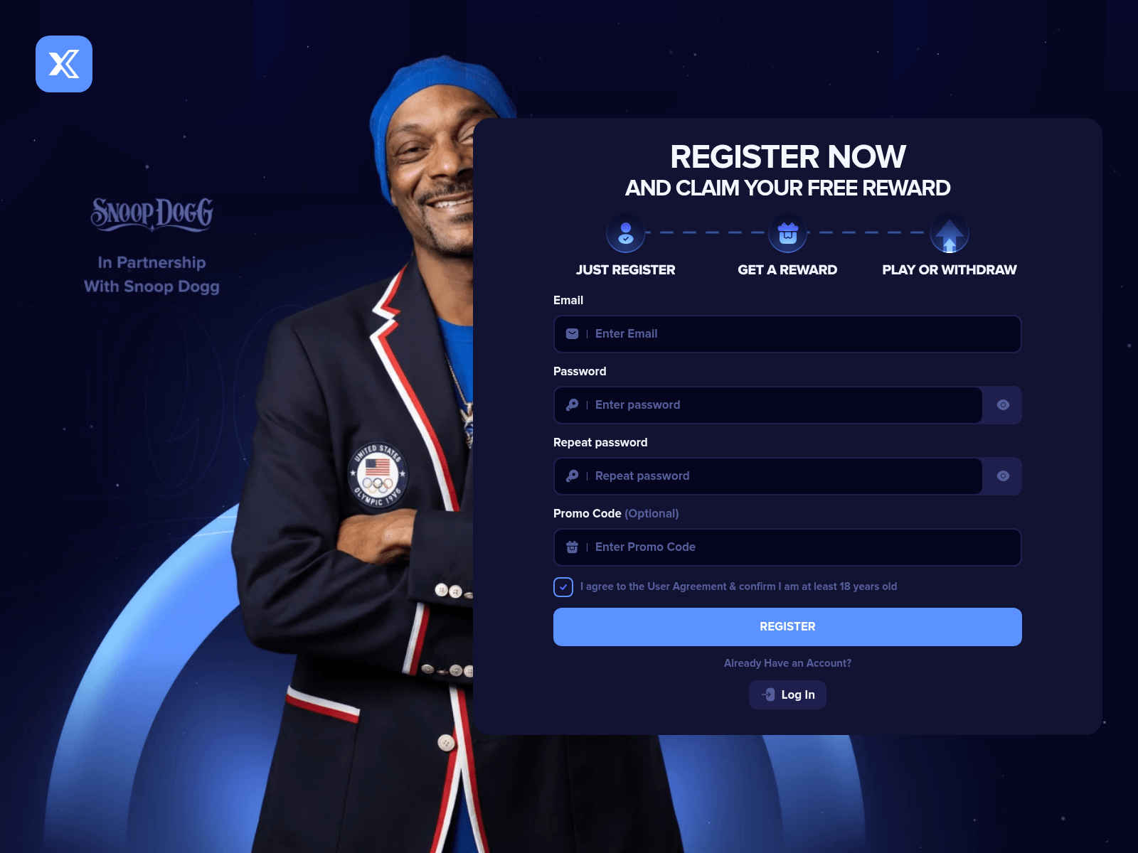 Screenshot of snoopd.us