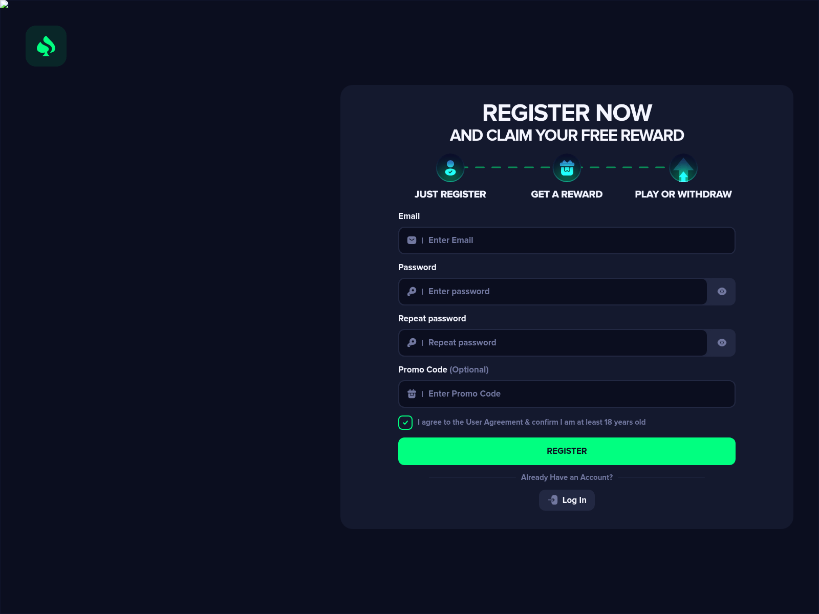Screenshot of dripcasino.casino