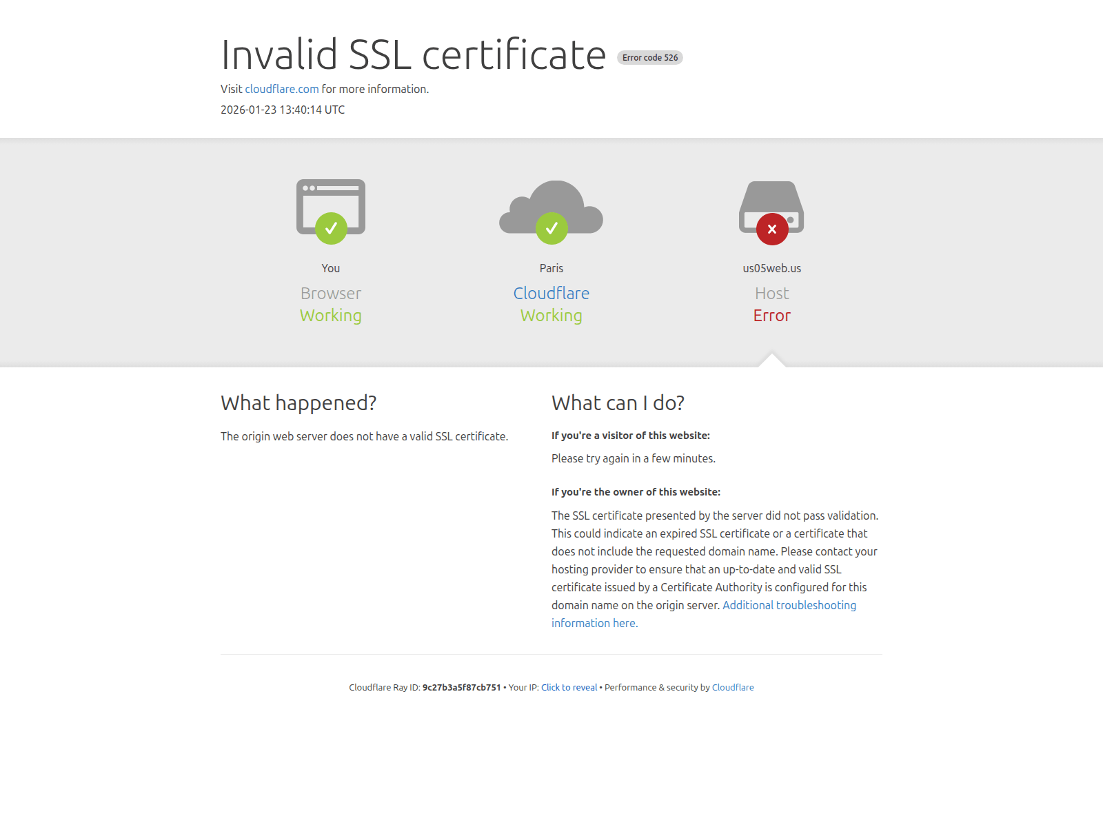 Screenshot of us05web.us