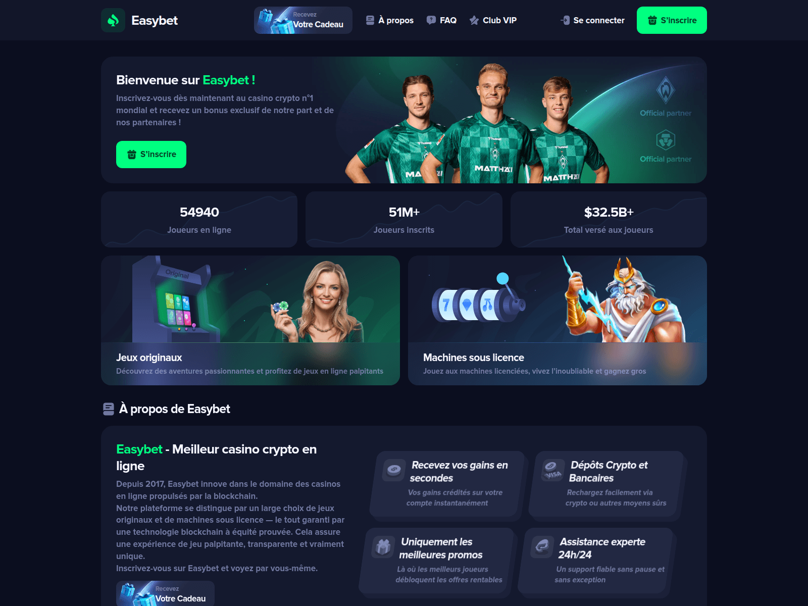 Screenshot of easybet.lol