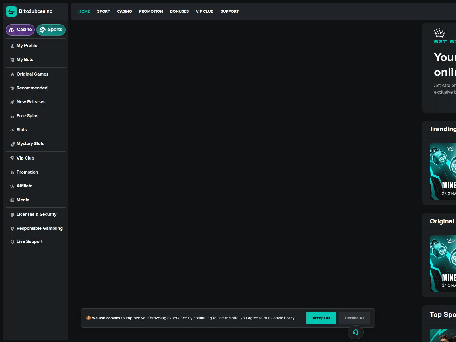 Screenshot of [REDACTED]