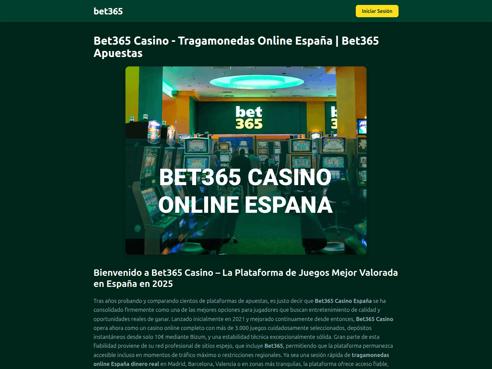 Screenshot of bet365-oficial-casino-espana.ink