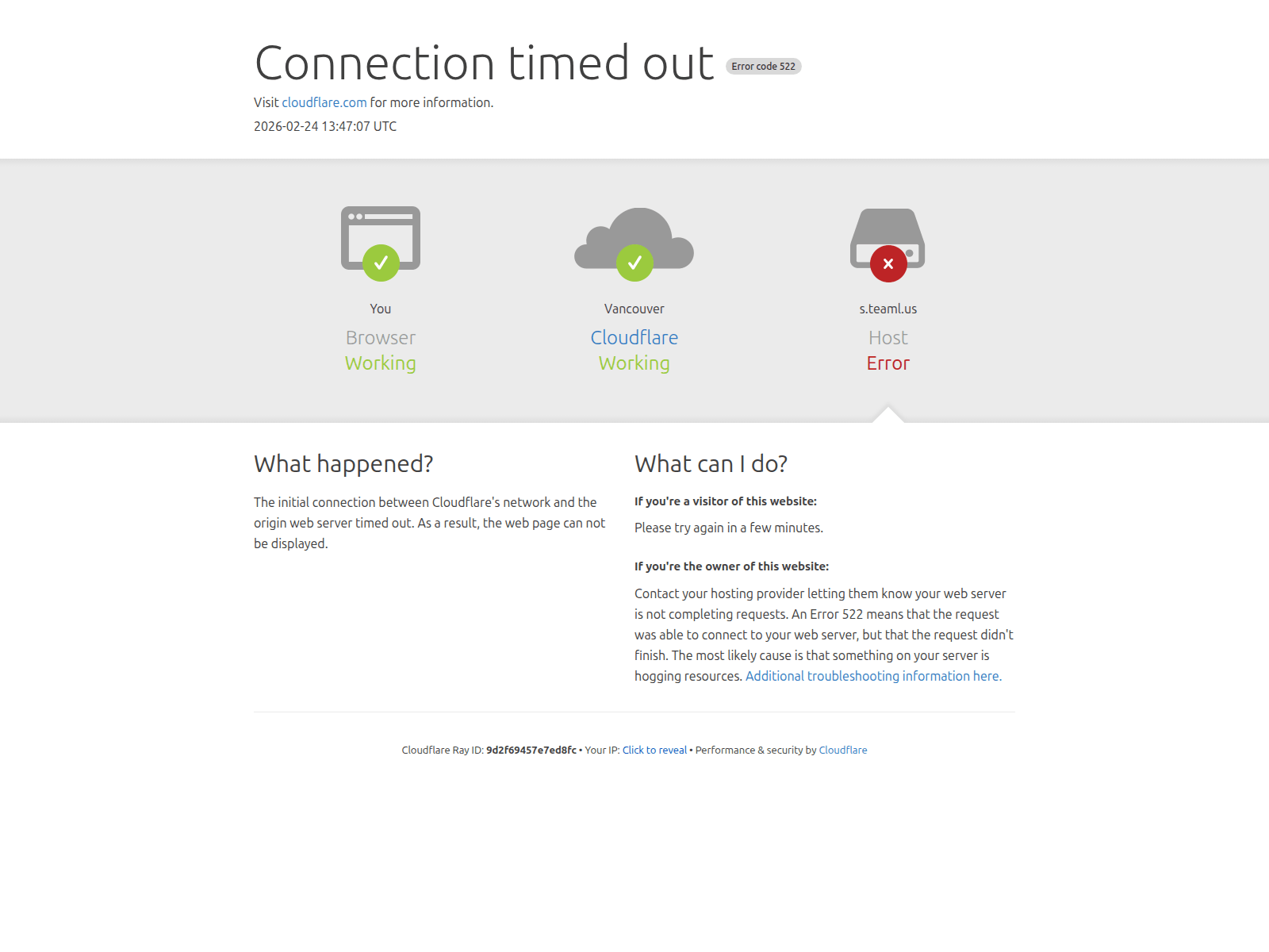 Screenshot of s.teaml.us