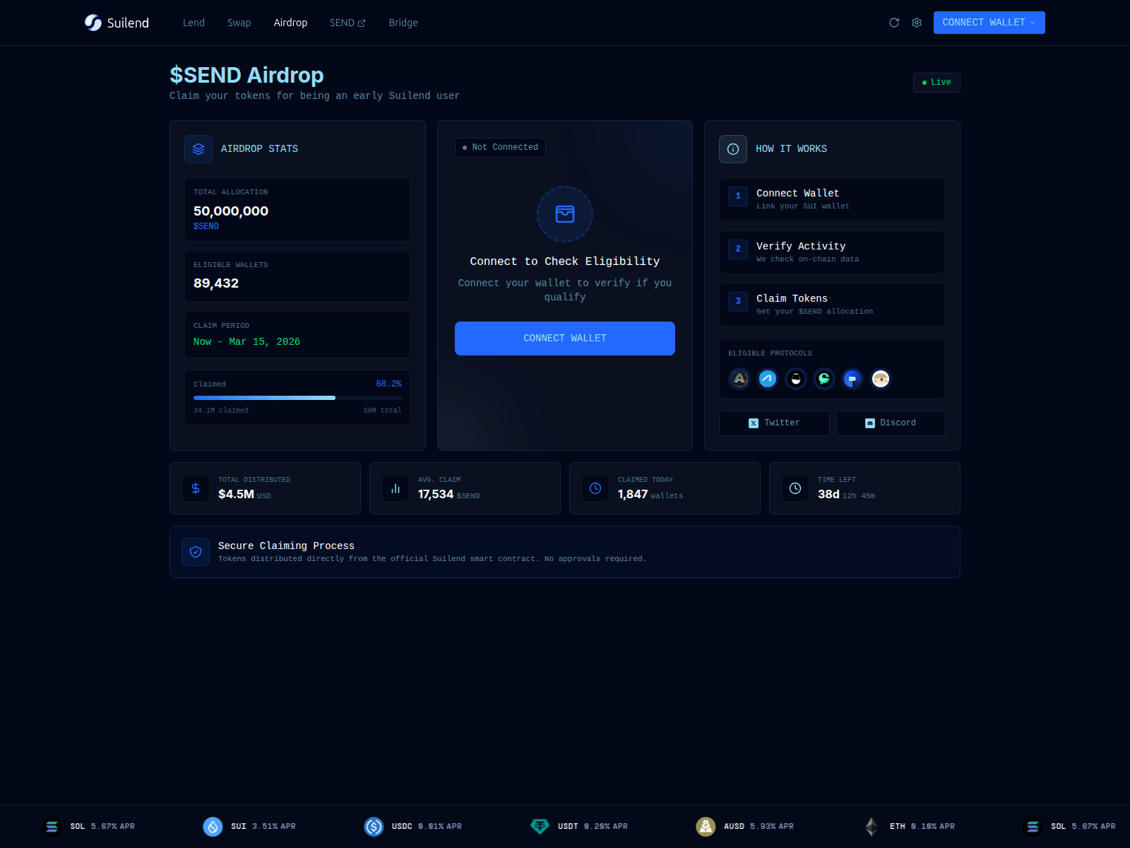 Screenshot of allocation-suilend.cv