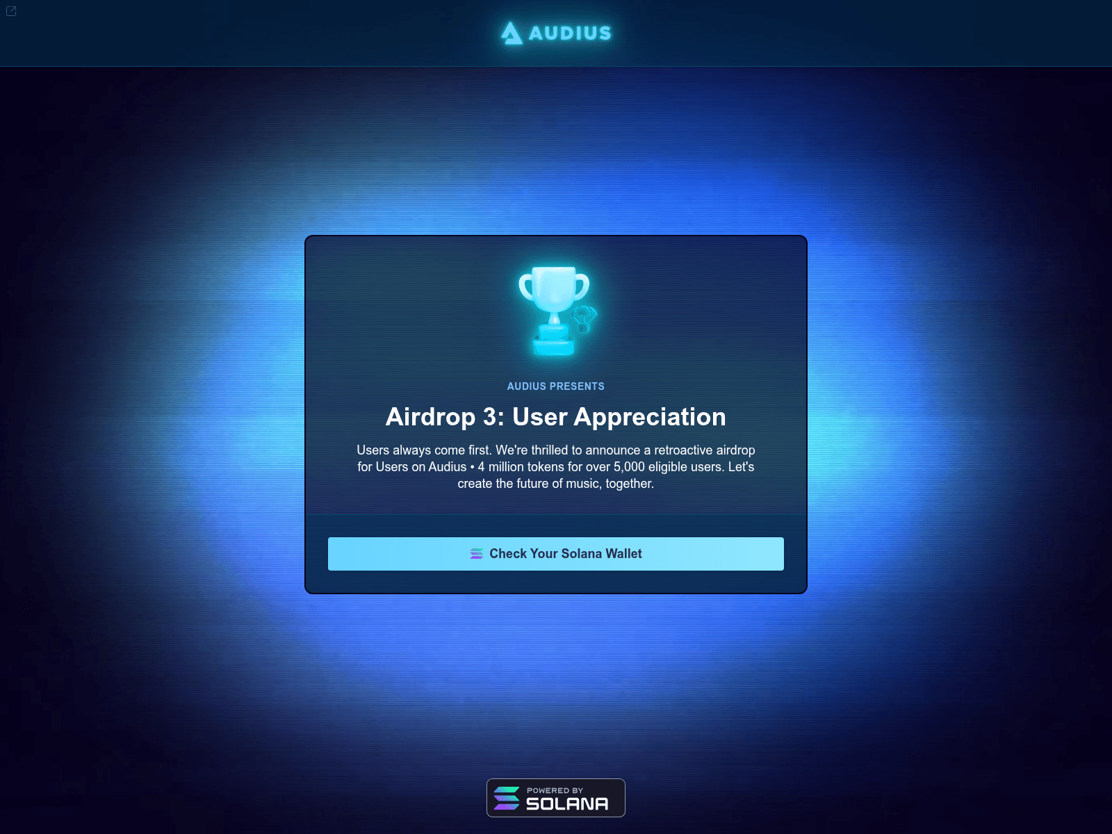 Screenshot of audius-connect.co