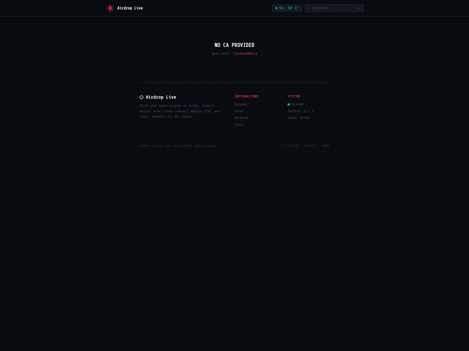 Screenshot of one-drop.bond