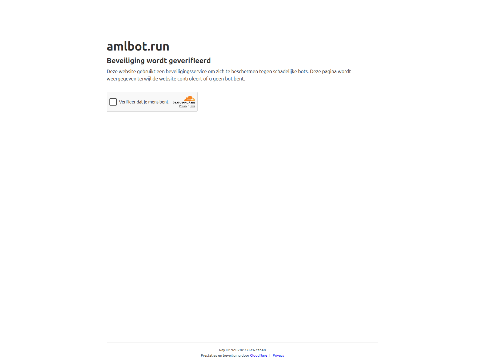 Screenshot of amlbot.run