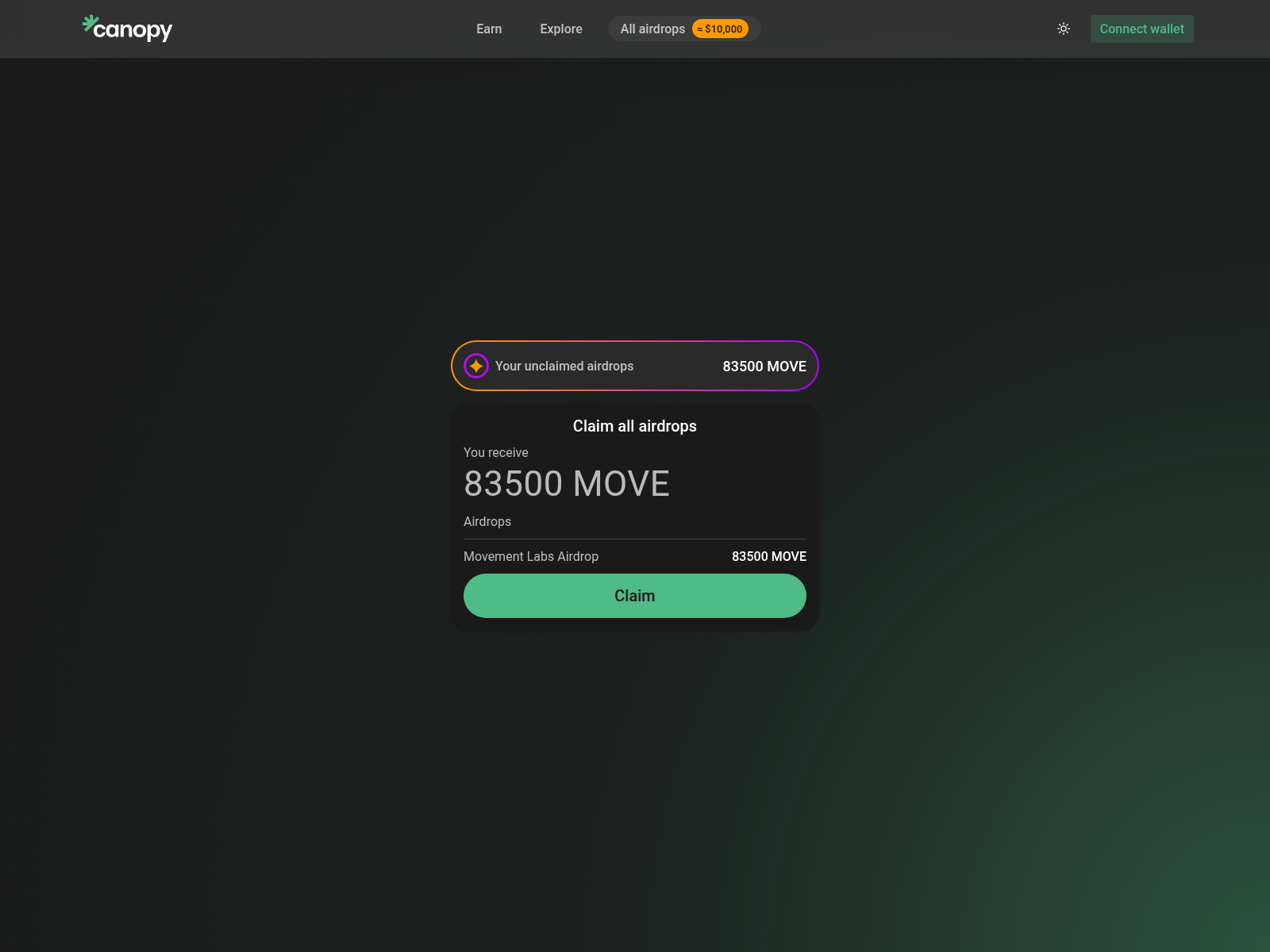 Screenshot of move-drops.icu