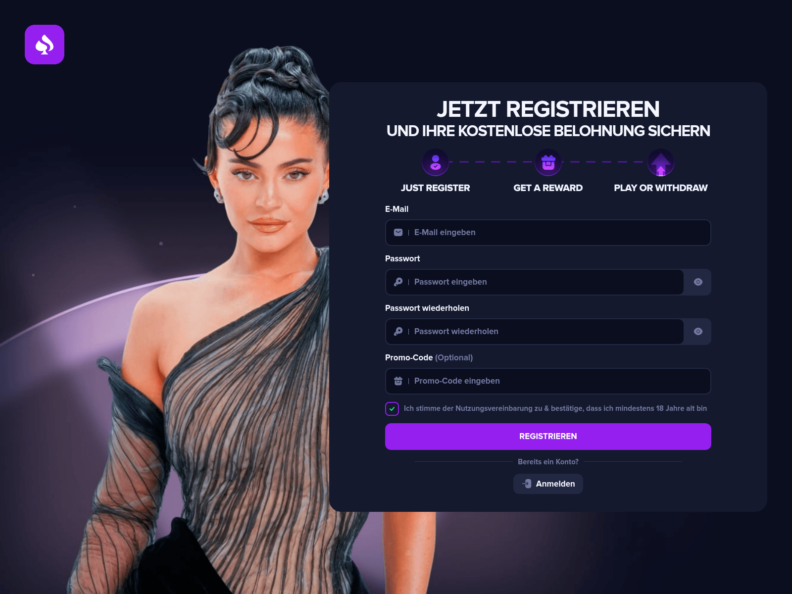 Screenshot of aceone.bet