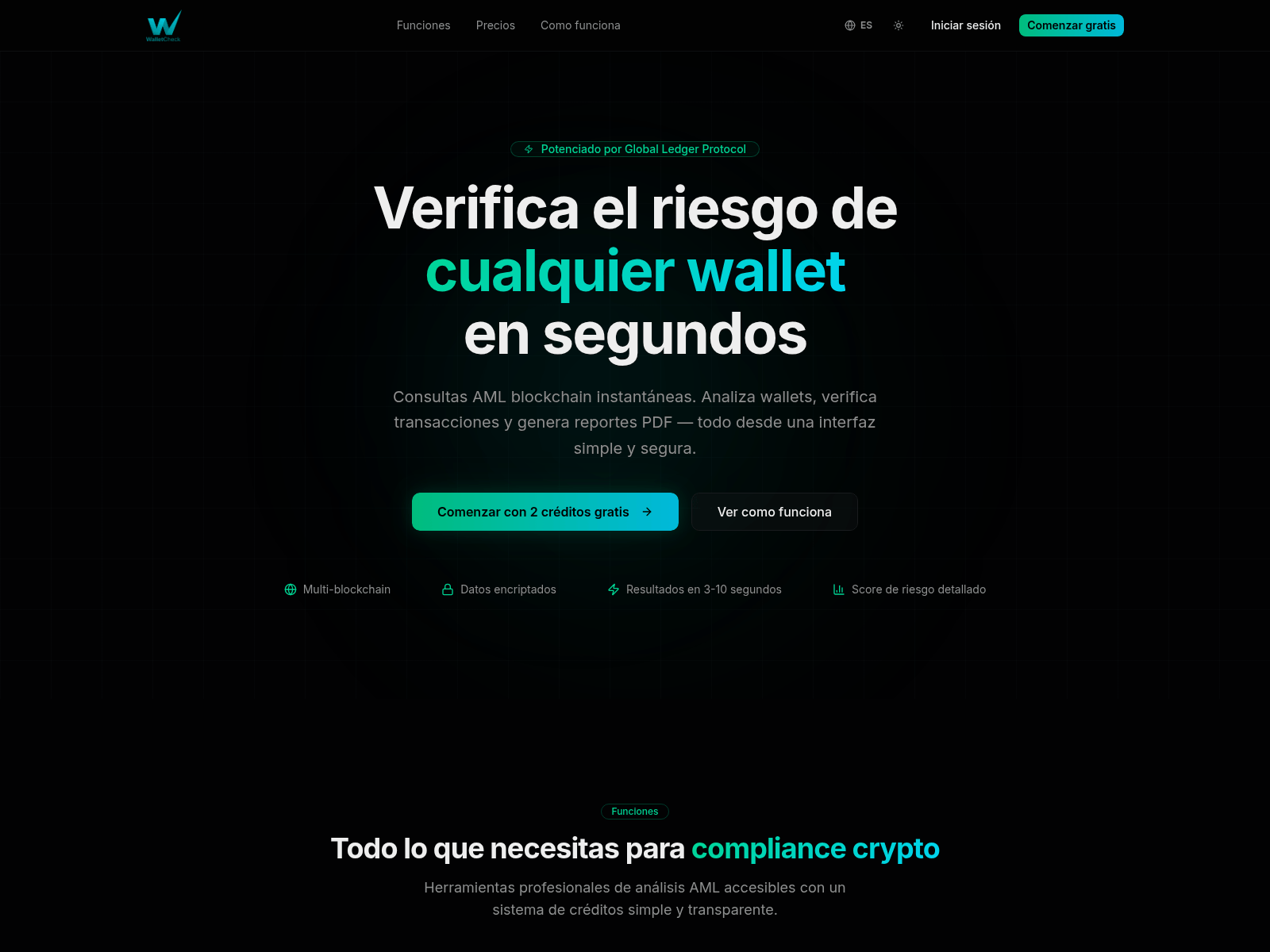 Screenshot of www.walletcheck.co