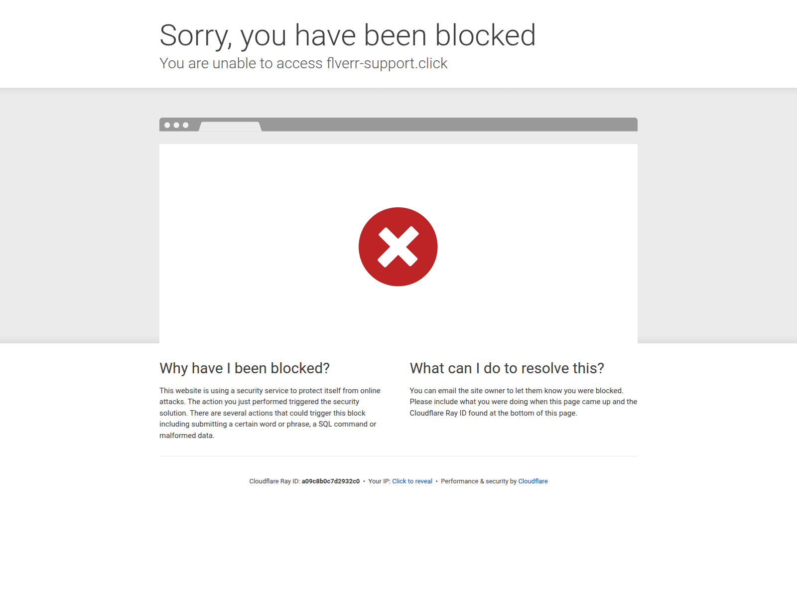 Forensic screenshot of [REDACTED] showing the phishing page layout